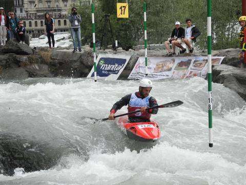 Il Campione Olimpico Daniele Molmenti stella del Canoe Slalom Worldcup Ivrea