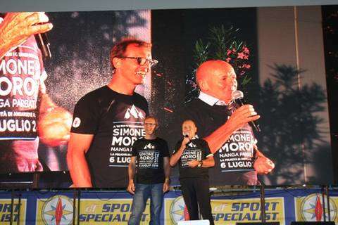 Serata DF Sport Specialist Simone Moro con Sergio Longoni