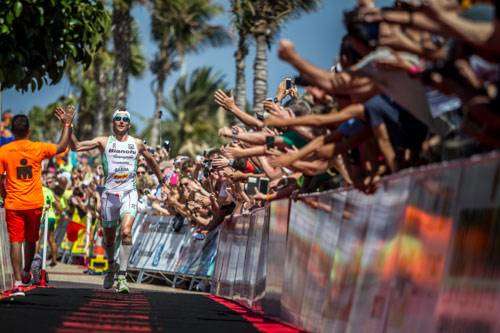 Alessandro Degasperi vincitore dell'Ironman di Lanzarote (foto ironman.com)