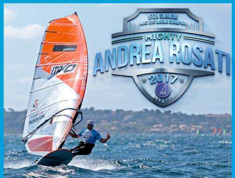 Andrea Rosati Campione del Mondo Master di Windsurf (foto aicw)