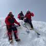 Cazzanelli Picco e Perruquet in vetta al K2 (foto Unione Valdostana Guide)