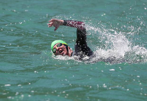 Kovacs vincitrice Triathlon di Caldaro (foto Newspower)