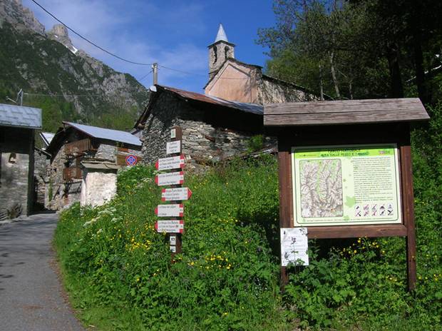 La segnaletica nel Parco Alta Valle Pesio e Tanaro