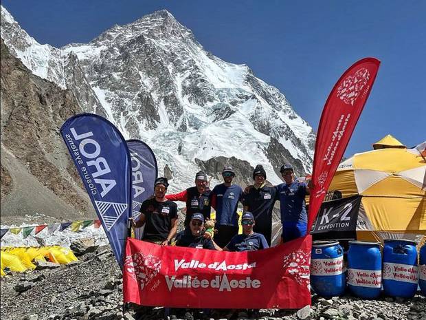 Le Guide Alpine valdostane della spedizione The Way for the K2