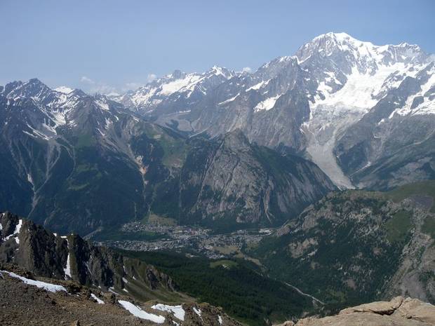Monte Bianco visto dai Licony
