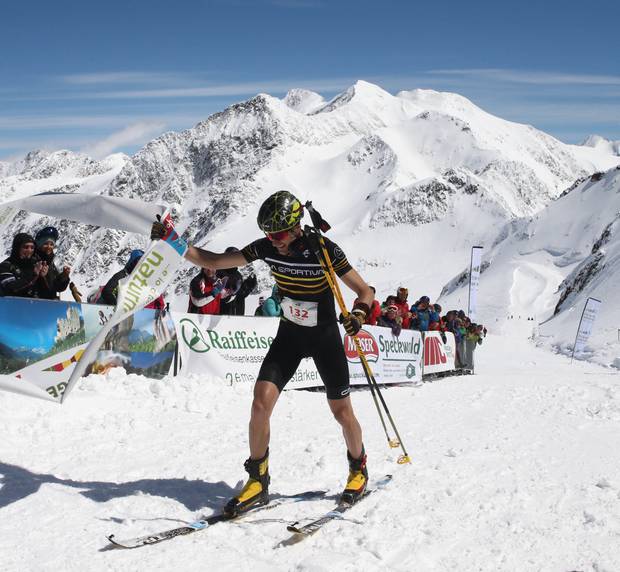 Patrick Facchini vince la Otzi Alpin Marathon (foto Newspower)