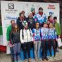 Podio Campionato italiano Winter Triathlon a squadre