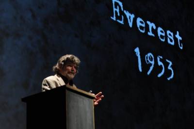 Reinhold Messner al Trento film Festival 2013 (foto trentofestival.it)