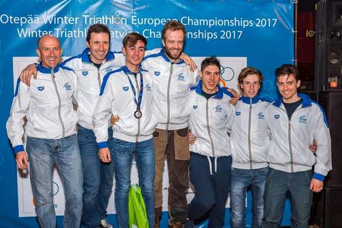 Team Italia agli Europei di Otepaa (foto Bethaz Fitri)