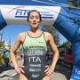 Triathlon Cervia vincitrice Gelmini