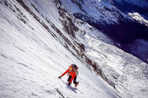 Ueli Steck all'Annapurna (foto uelisteck.ch)