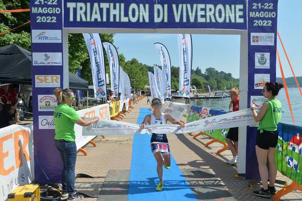 Viverone Cross Triathlon arrivo donne (foto organizzazione) (2)
