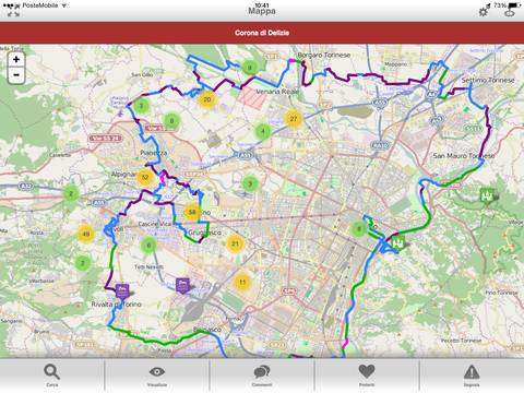 La app per visitare la Corona di Delizie in bicicletta.